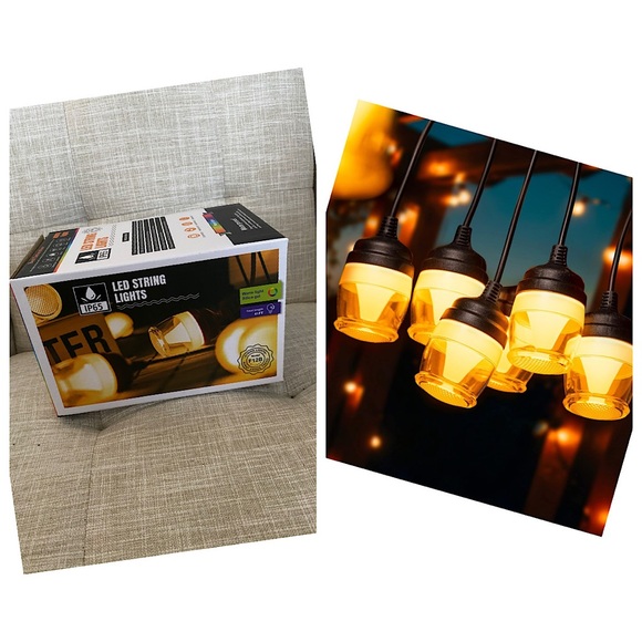 Outdoor String Lights 30ft LED String Lights 2700K Warm Patio Lights, IP… - Picture 2 of 13